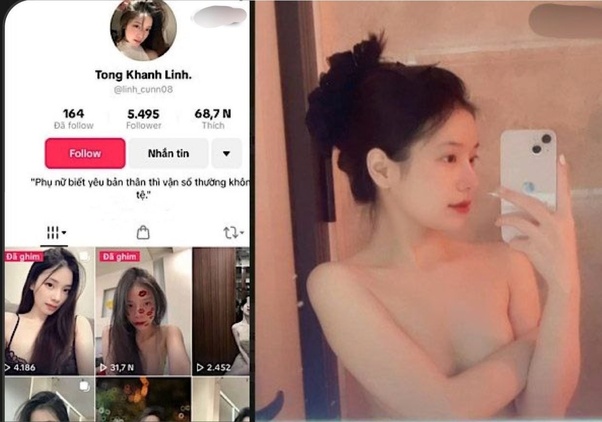Tống Khánh Linh lộ đoạn phim chịch nhau sướng điên